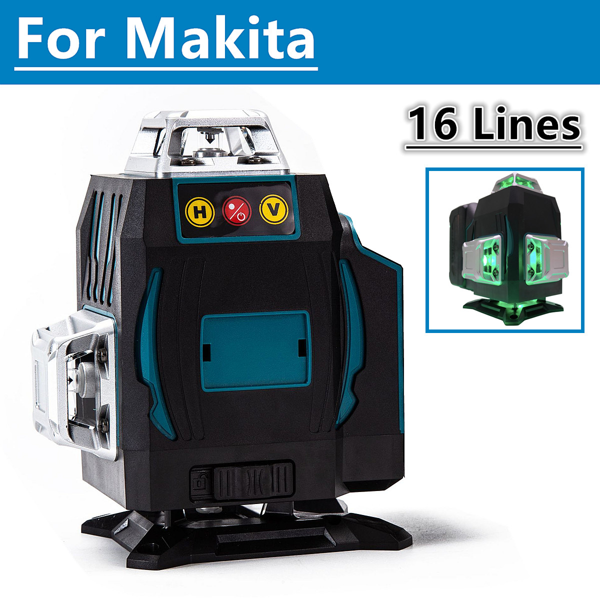 Power Tools Green - Untuk Baterai Makita 18V 16 Baris