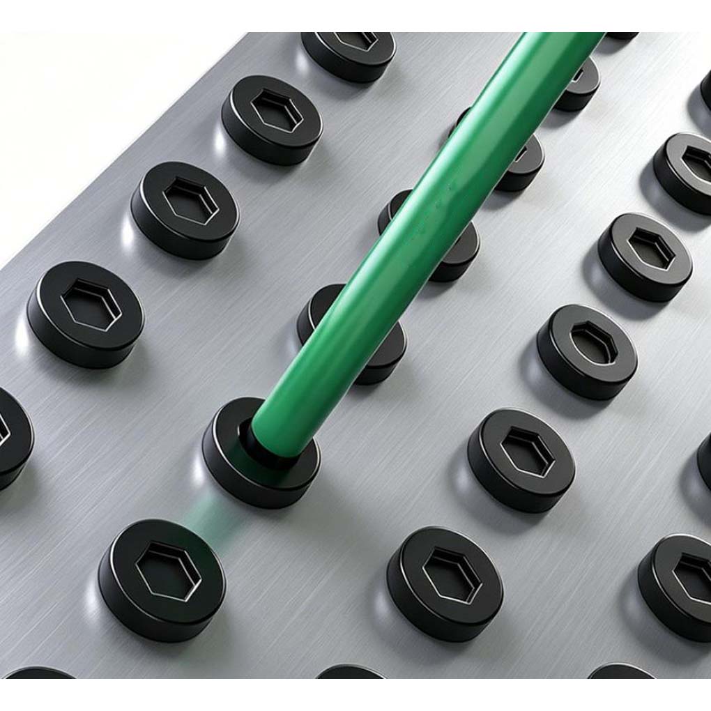 Power Tools Green - Mata Obeng Baja Magnetik Hijau H2-H10