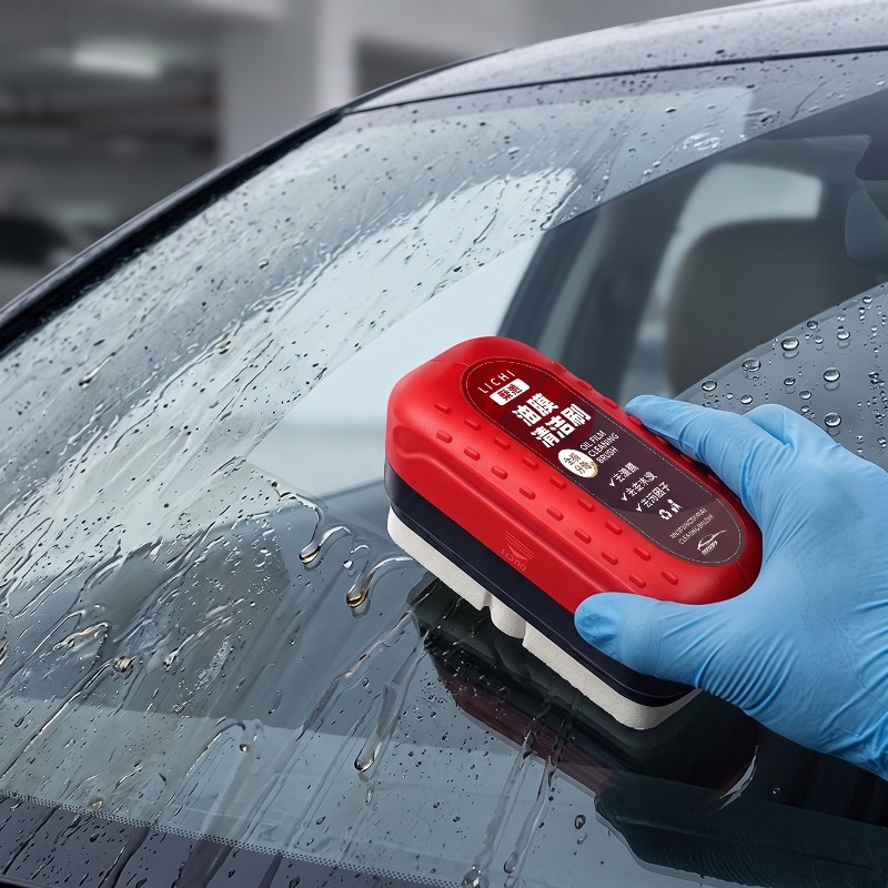 Power Tools Red - Sikat Pembersih Lapisan Minyak Kaca Mobil