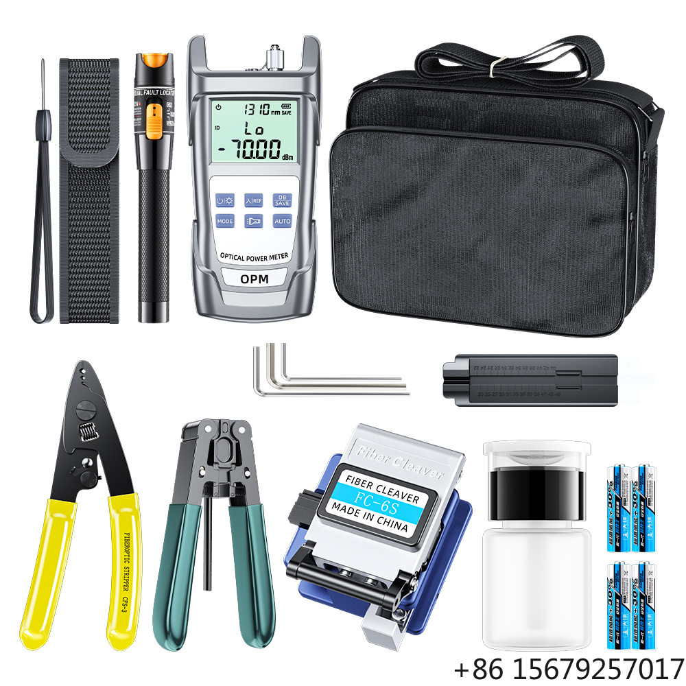 Power Tools Red - Set Peralatan Kit Sambungan Serat Optik