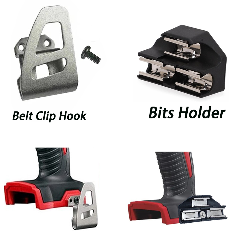 Power Tools Book - Bit pemegang dan sabuk klip kit