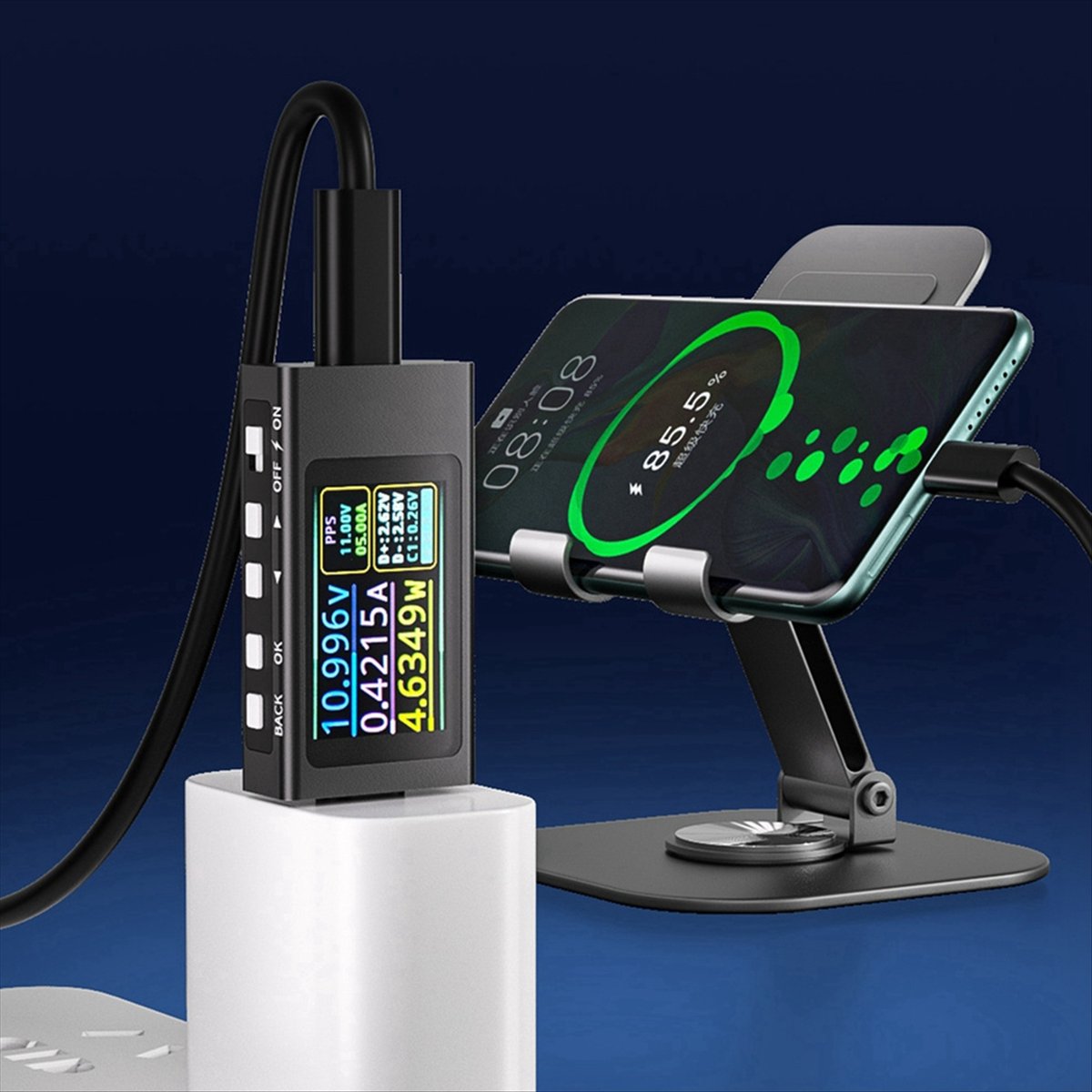 Power Tools Display - BaoBao- KWS-X1 Power Meter Type-C Tester