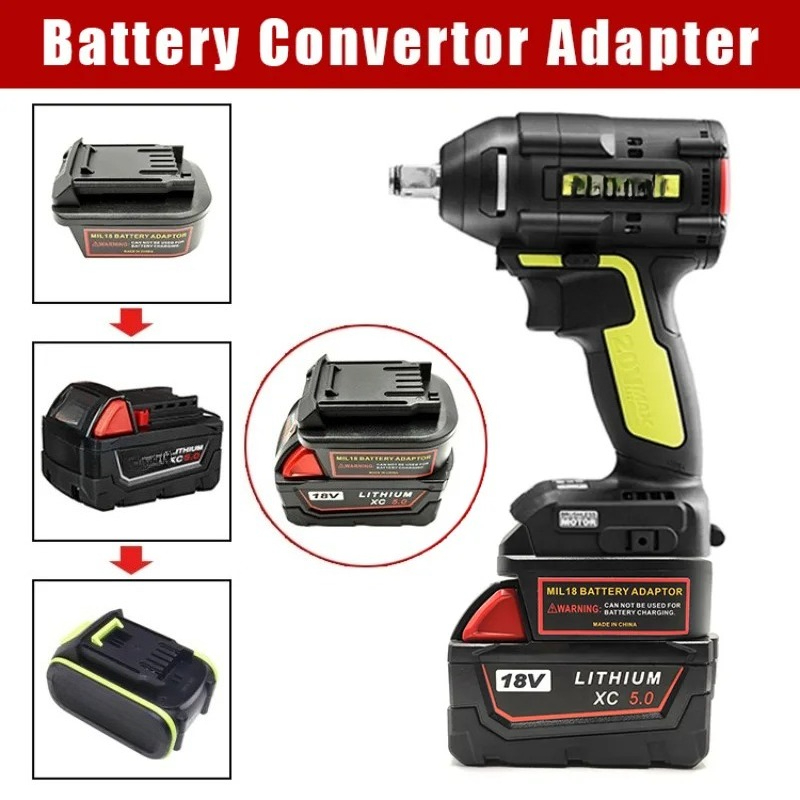 Power Tools Green - Konverter Adaptor Baterai untuk Konverter Baterai