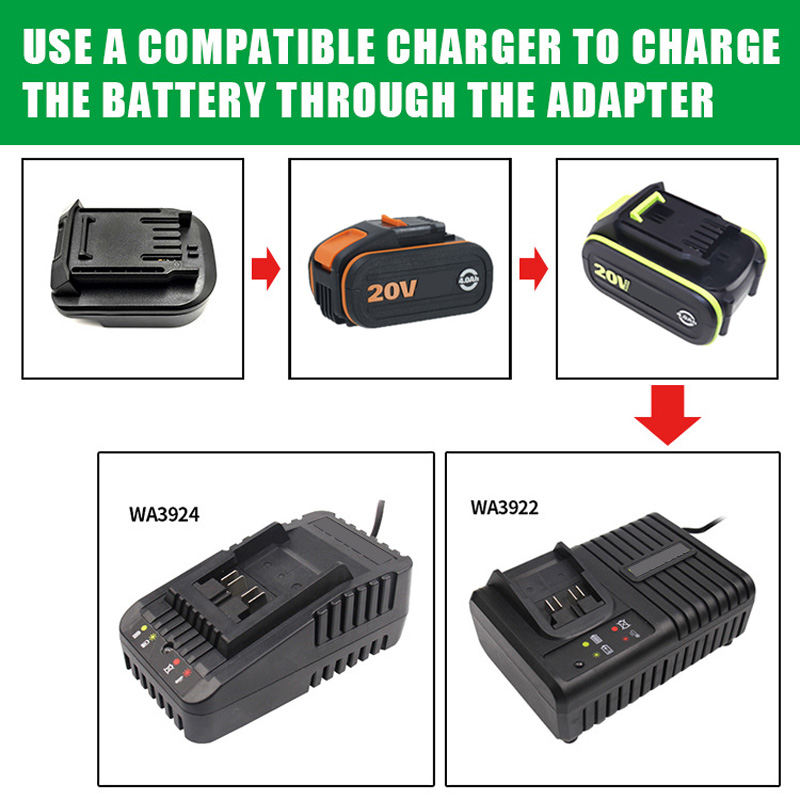 Konverter Adaptor Baterai untu - Power Tools Green ulasan dan harga