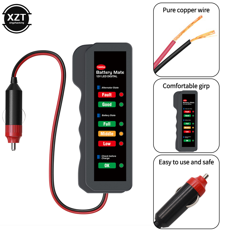 Penguji Baterai Mobil 6 Layar  - Power Tools Display ulasan dan harga