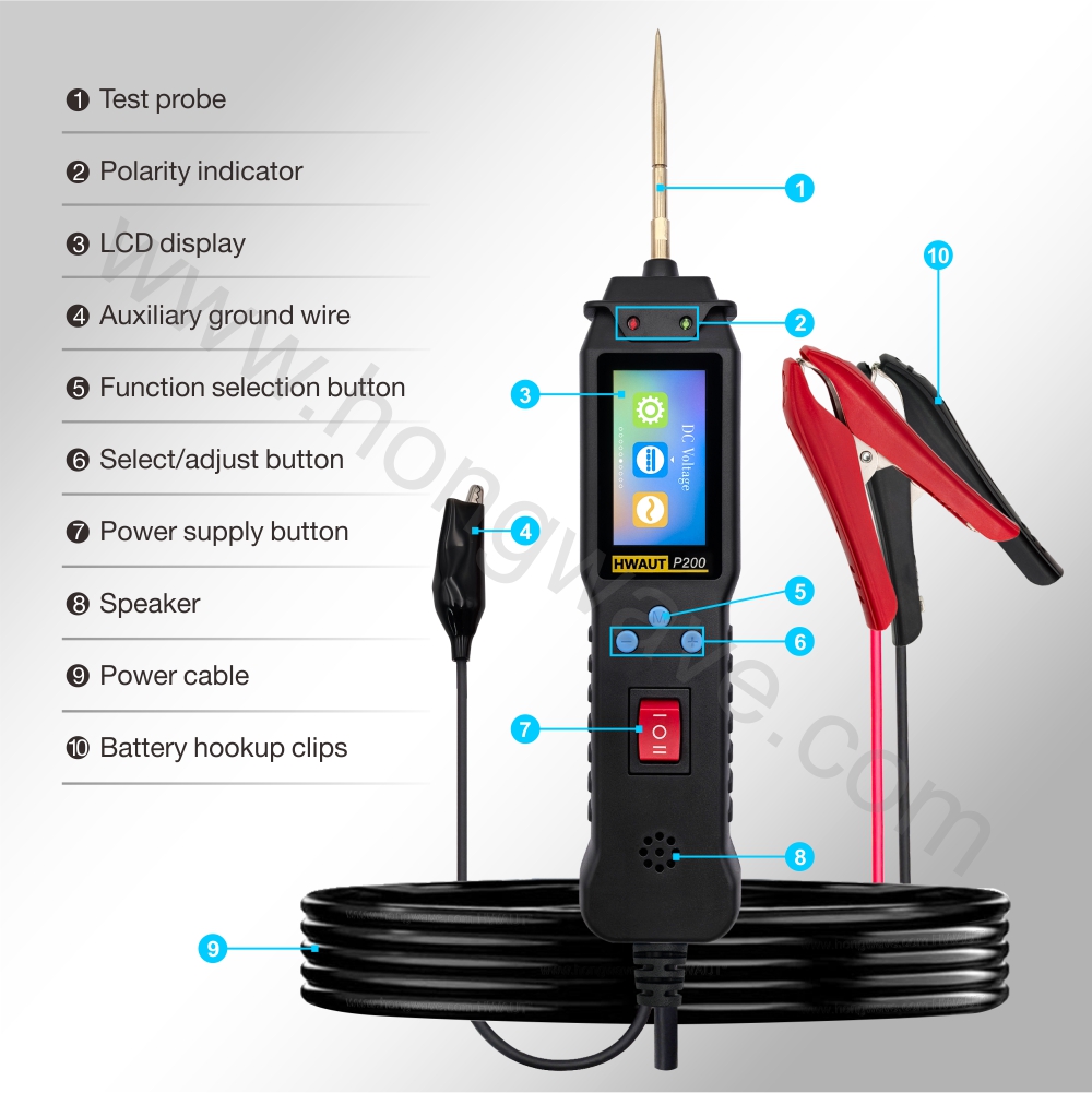 HWAUT P200 Penguji Sirkuit Mob - Power Tools Display ulasan dan harga