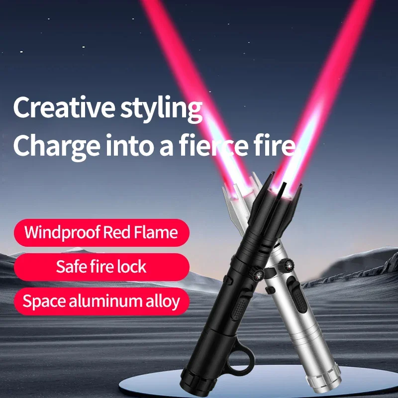 Metal Lightsaber pemantik api  - Power Tools Red ulasan dan harga